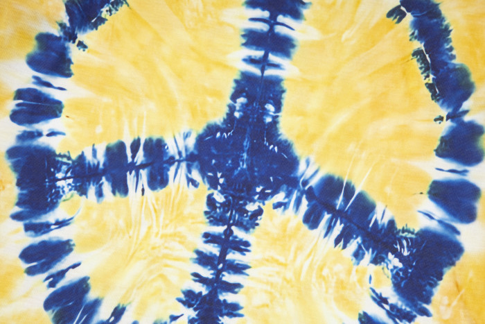 GaIIery dept Retro tie-dyed colorful effect washed printed tee
