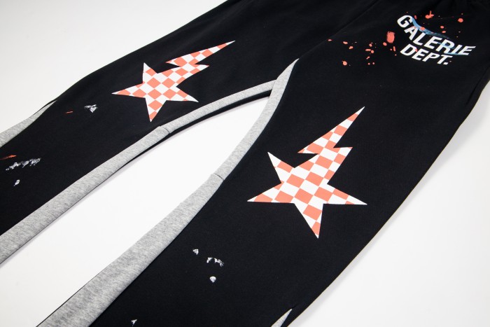 GaIIery dept Checkered star drawstring flared pants