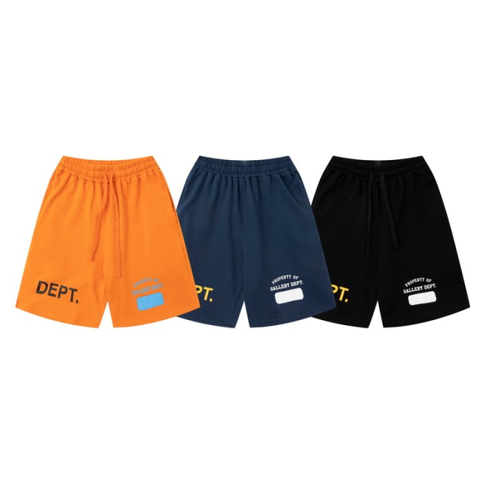 GaIIery dept Contrast color double-sided logo solid color shorts