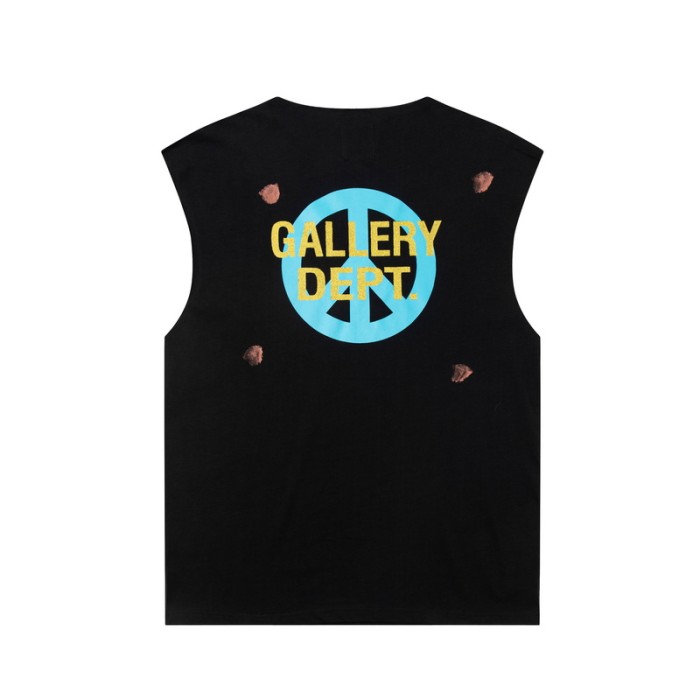 GaIIery dept Retro beach splash ink gradient Washed Print vest