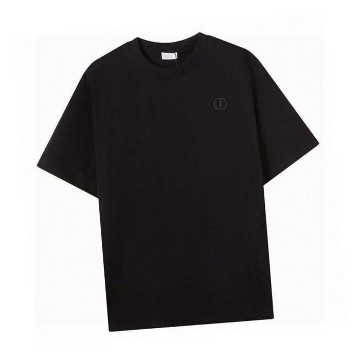 Classic CD letter round neck embroidery tee
