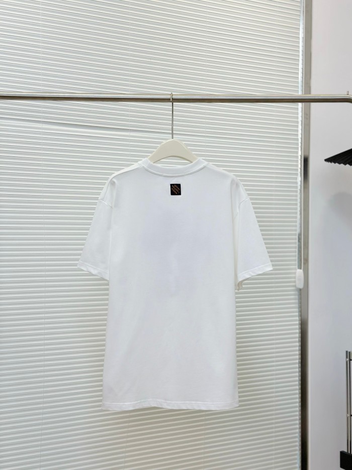 Earthte Flocking Letter print tee
