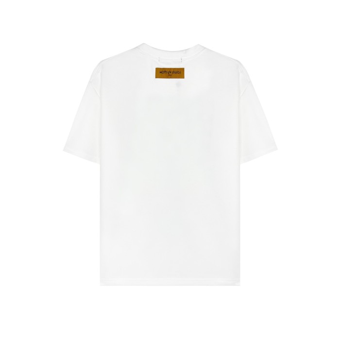 Sea animal patch embroidery tee