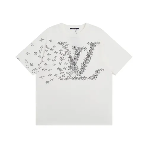 Classic little plane pattern round neck print tee