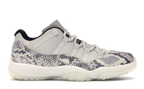 Air Jord@n 11 Retro Low Snake Light Bone