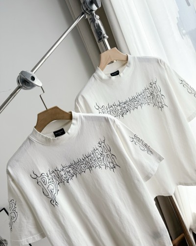 Logo printed loose plain weave Print tee