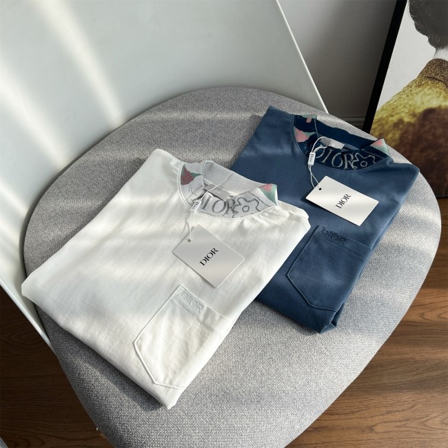 SS23 Logo letter loose round neck embroidered tee