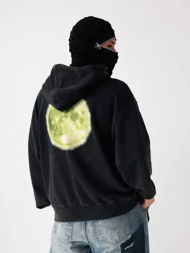 [buy more save more] 1:1 quality version Moon Arrow Print Pullover Hoodie