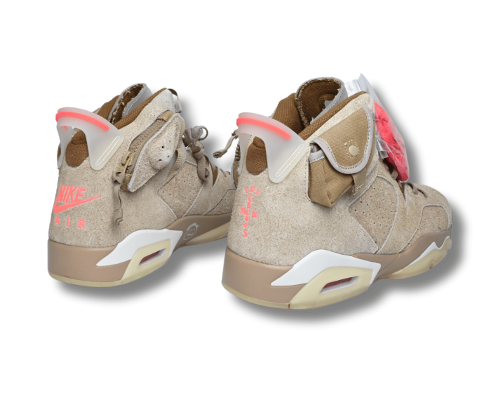 Air Jord@n 6 Retro Tr@vis Scott British Khaki