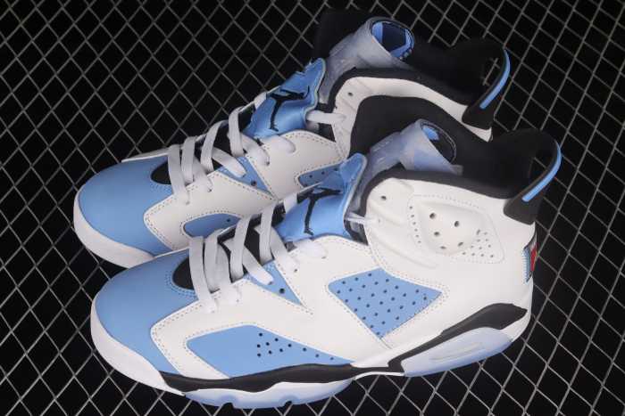 Air Jord@n 6 Retro UNC White
