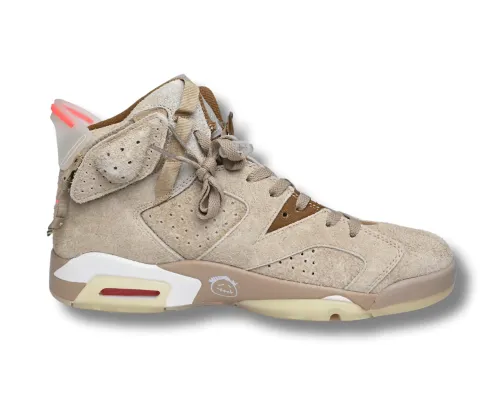 Air Jord@n 6 Retro Tr@vis Scott British Khaki