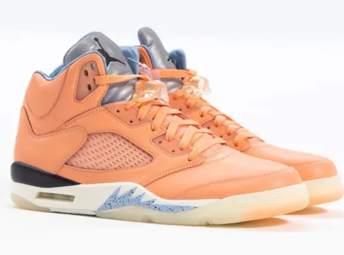 Replica DJ Khaled x Air Jord@n 5 ��Crimson Bliss��