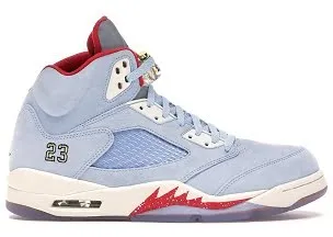 Air Jord@n 5 Retro Trophy Room Ice Blue