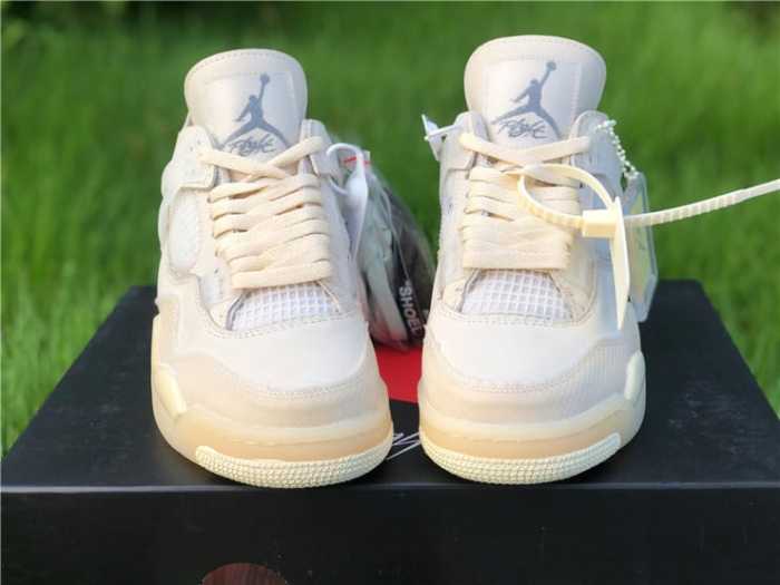 Air Jord@n 4 Retro Off-White Sail