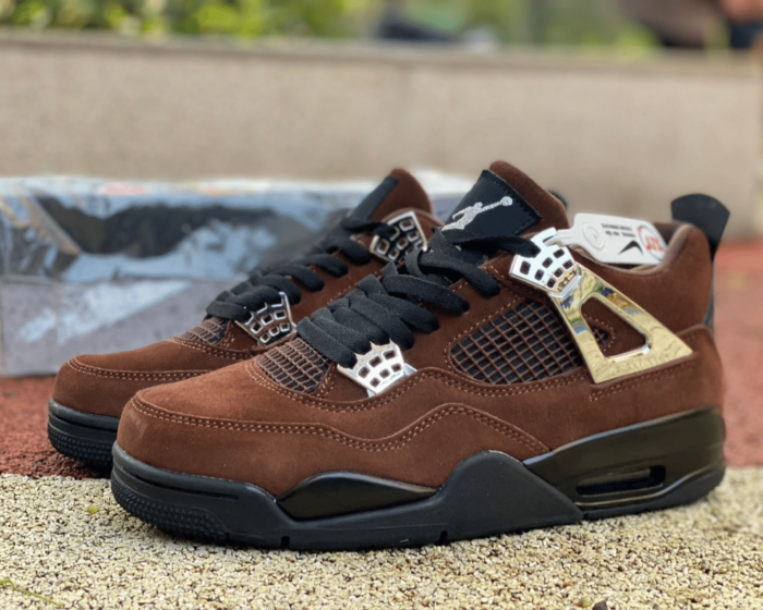 Air Jord@n 4 Retro Sliver Brown