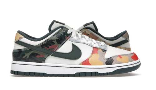 N*ke Dunk Low SE Sail Multi-Camo