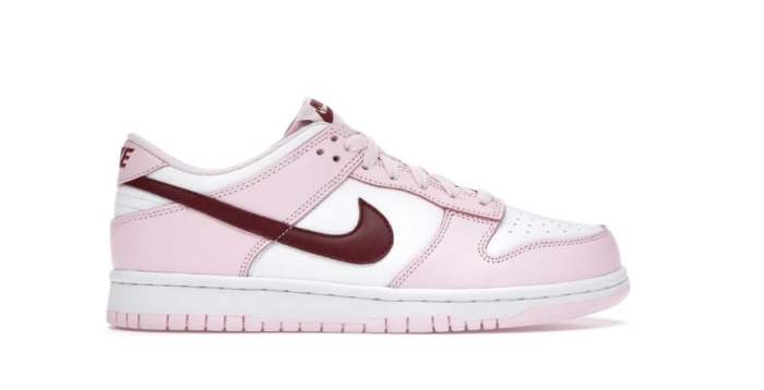 N*ke Dunk Low Pink Red White
