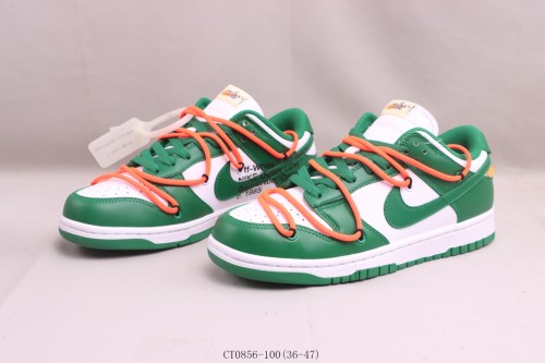 N*ke Dunk Low Off-White Pine Green