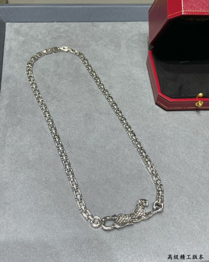 1:1 quality version C@rtier Panther necklace