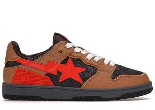 A B@thing Ape B@pe SK8 STA Brown Orange