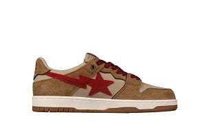 A B@thing Ape B@pe Sk8 STA Low Light Brown Red