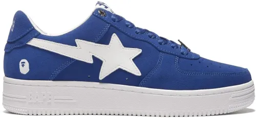 A B@thing Ape B@pe Sta Low Blue Suede