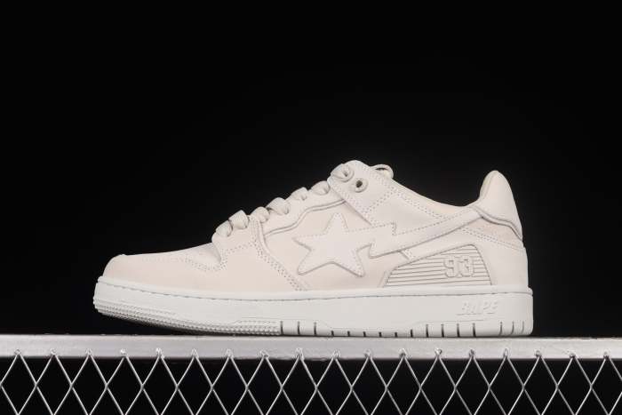 A B@thing Ape B@pe SK8 STA Triple White