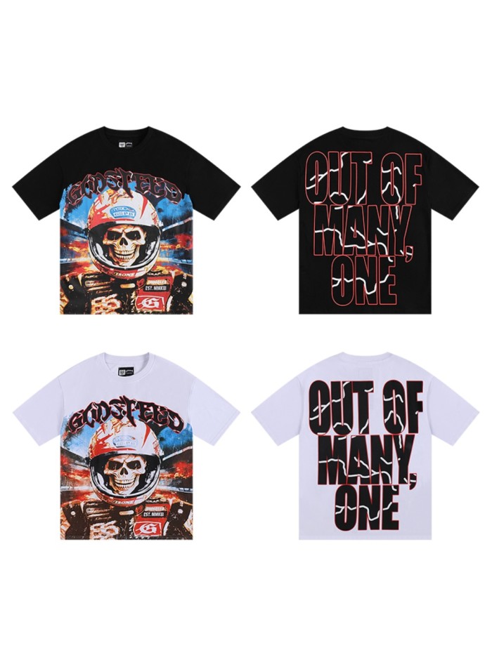 Godspeed Racing Driver Skull Print tee 2 colors