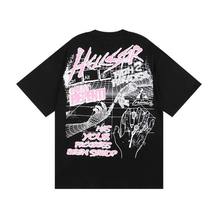 Hellstar Studio Digital world Print tee 2 colors