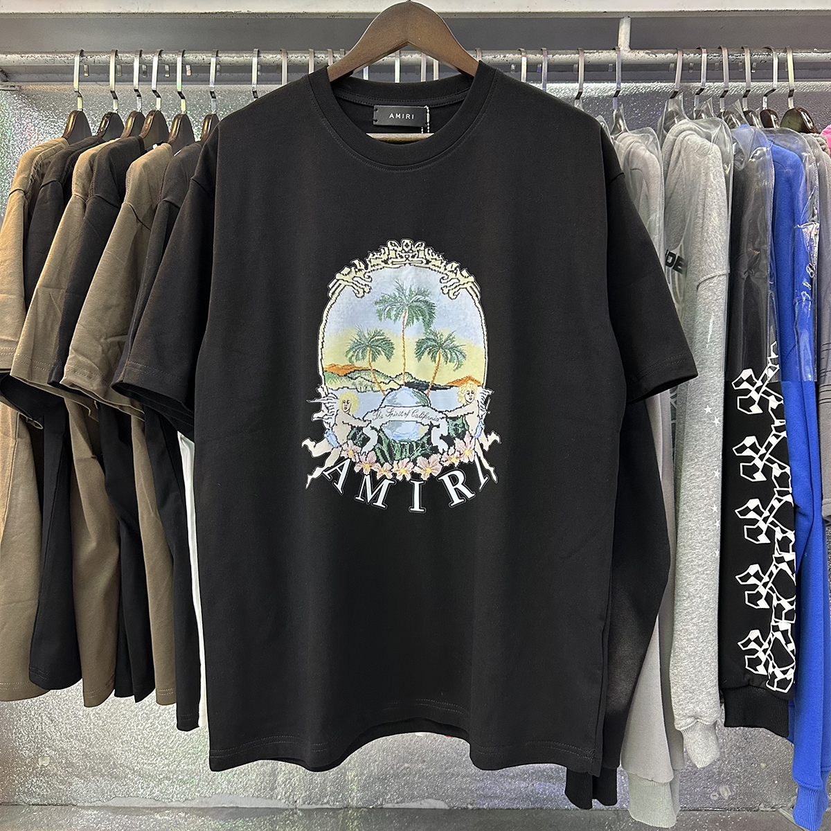 Amiri Seaside Angel Print Tee detail photo 14