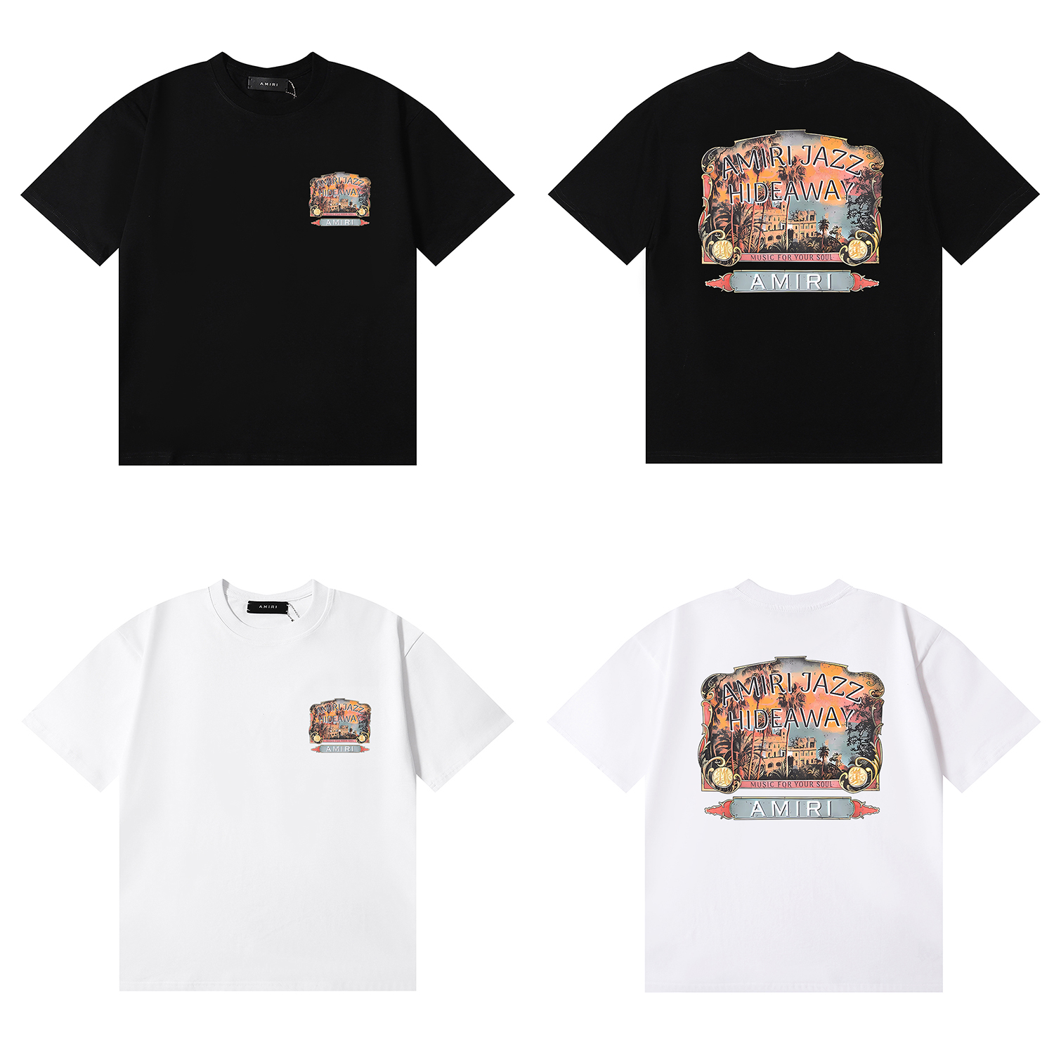 Amiri Coastal Castle Coconut Tree Tee detail photo 1