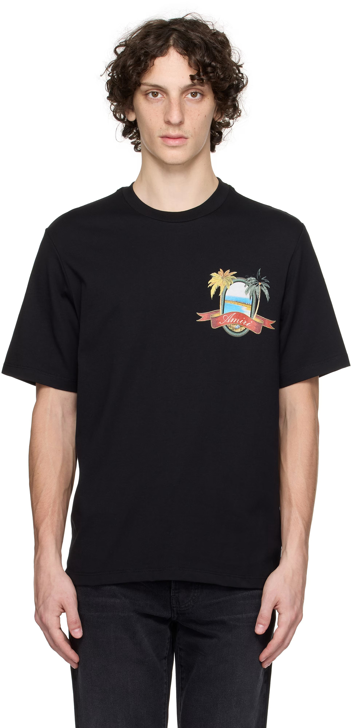 Amiri Heavenly Scenic Pattern Tee detail photo 5