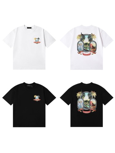 Amiri Heavenly Scenic Pattern Print tee 2 colors