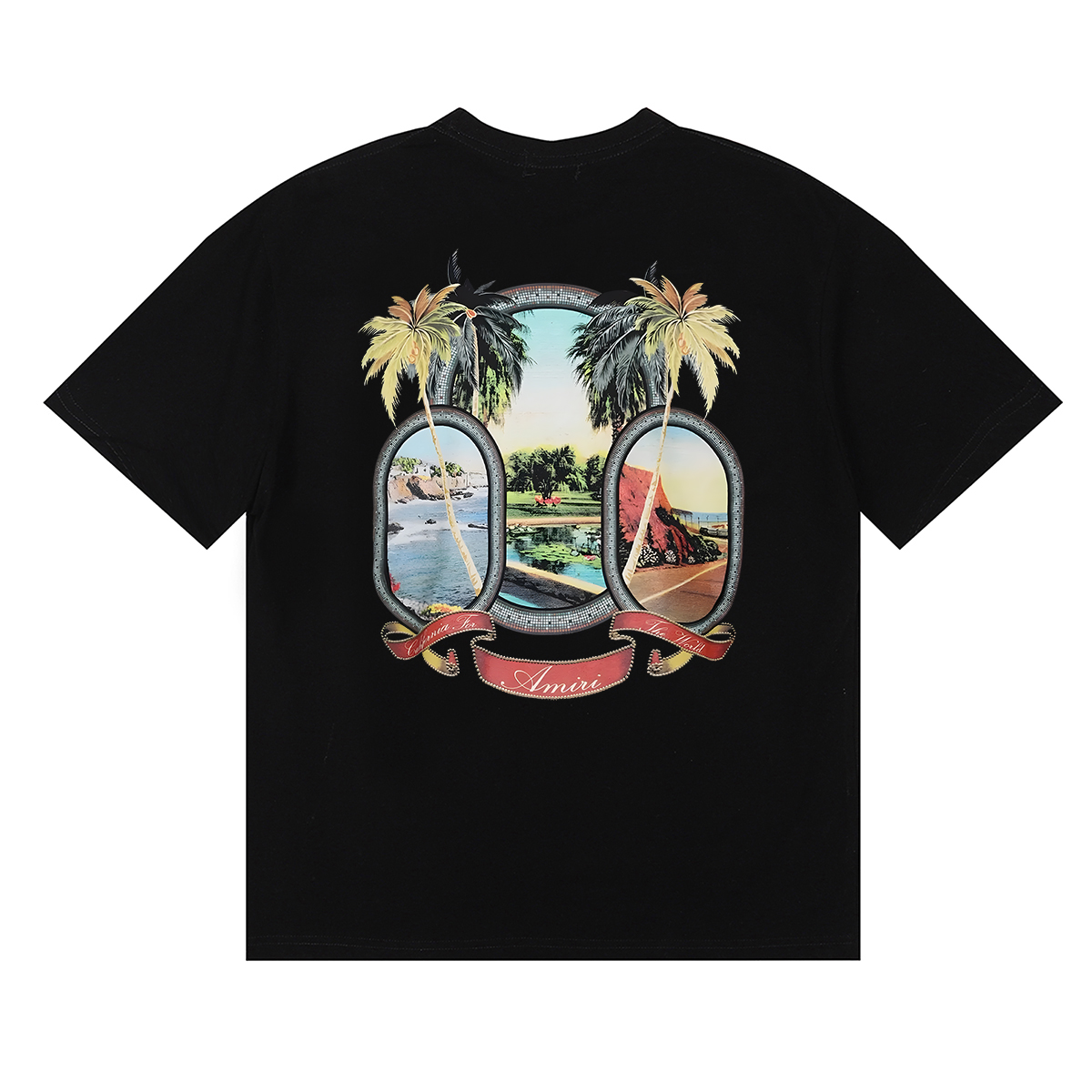 Amiri Heavenly Scenic Pattern Tee detail photo 9