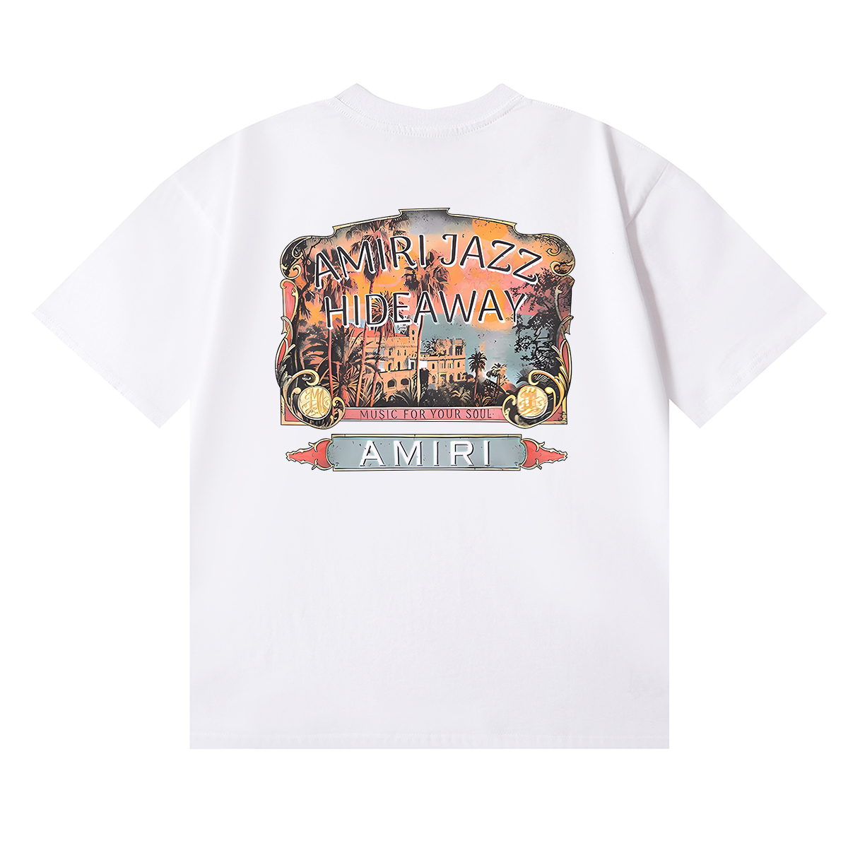Amiri Coastal Castle Coconut Tree Tee detail photo 10