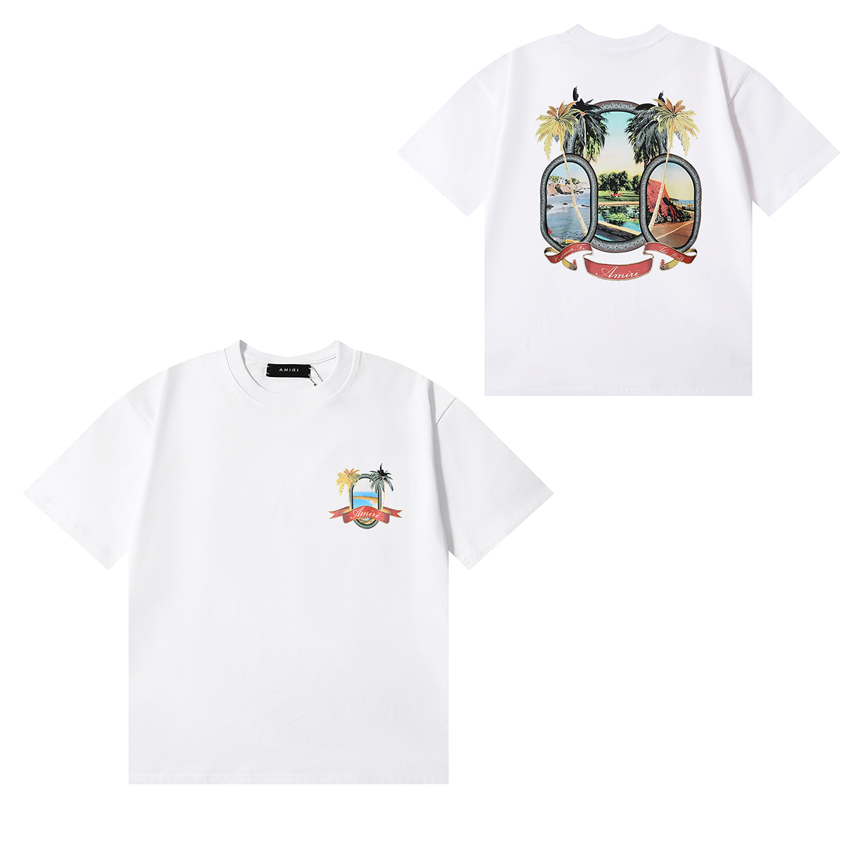 Amiri Heavenly Scenic Pattern Tee detail photo 16