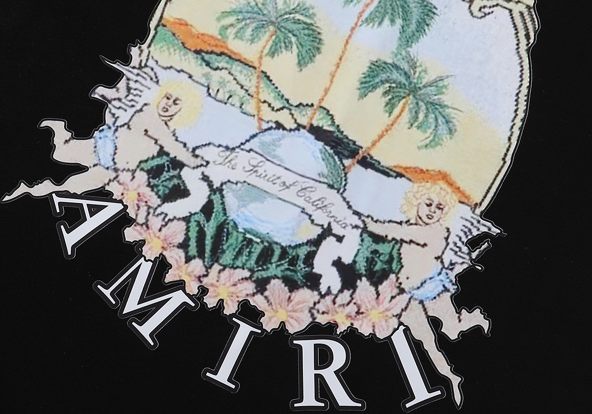 Amiri Seaside Angel Print Tee detail photo 8