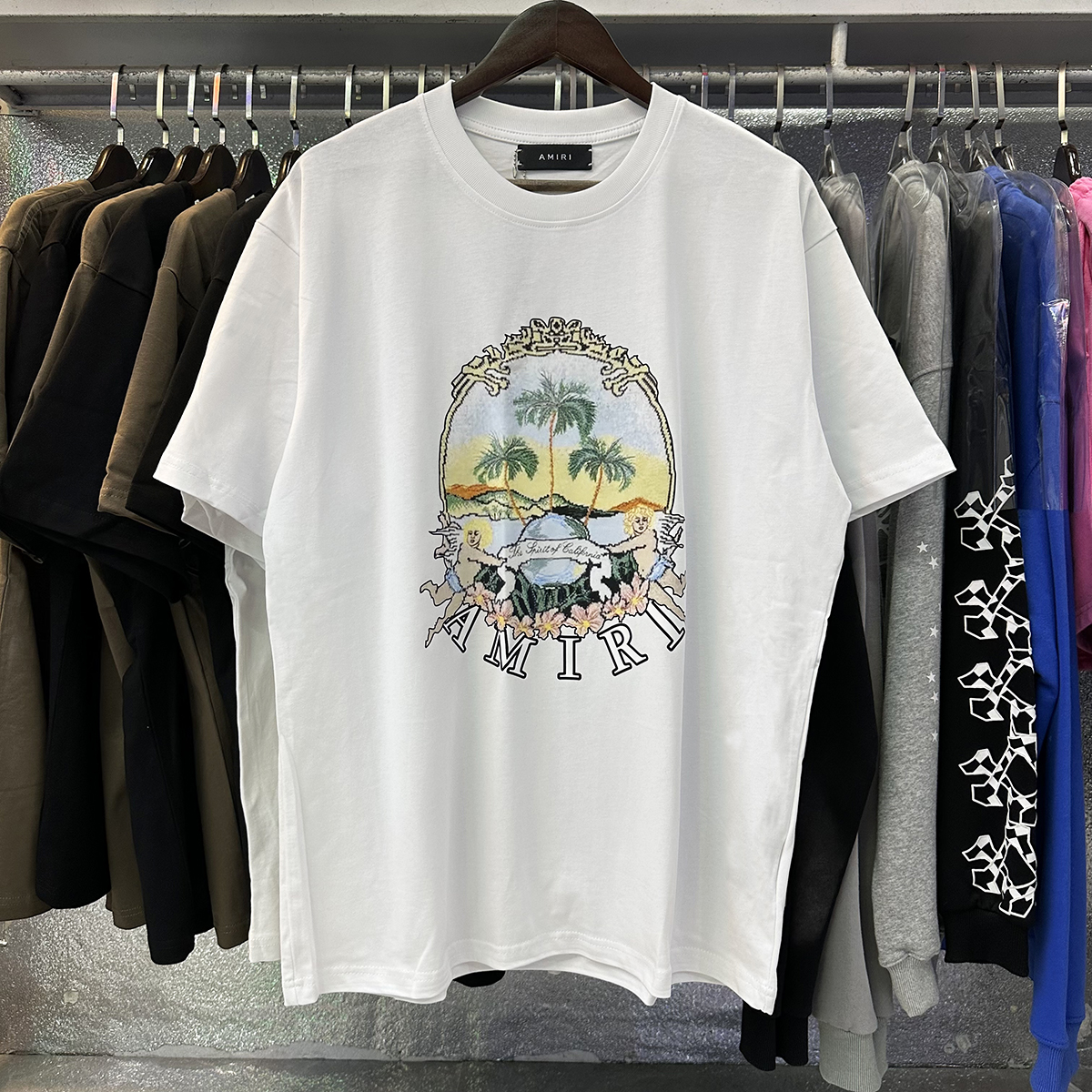 Amiri Seaside Angel Print Tee detail photo 15