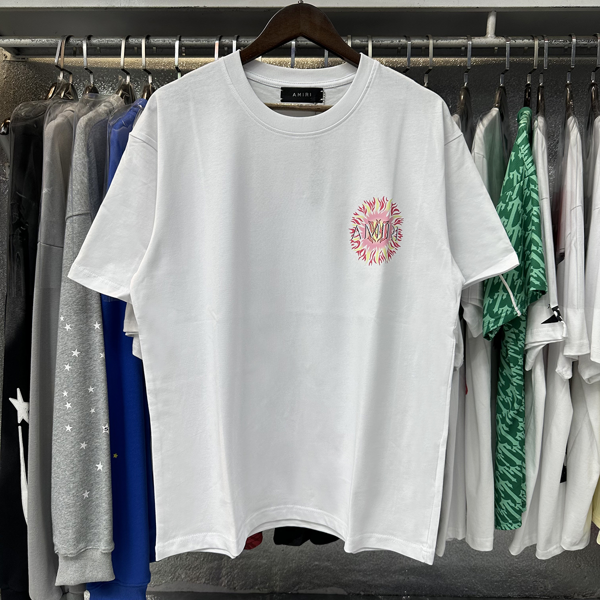 Amiri Sun Totem Print Tee detail photo 21