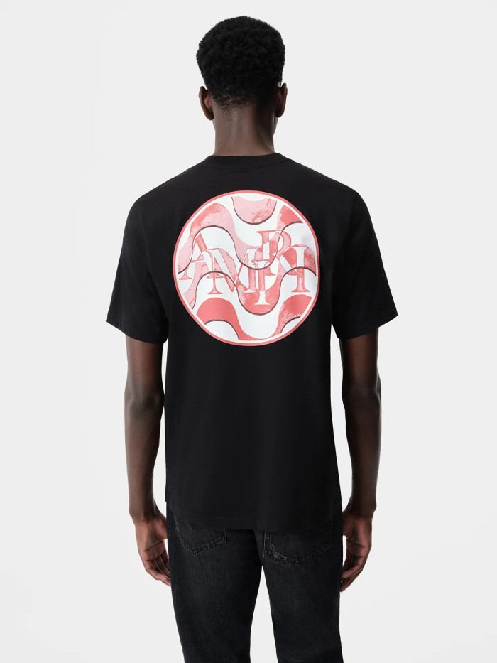 Amiri crisscross wave Print tee 2 colors
