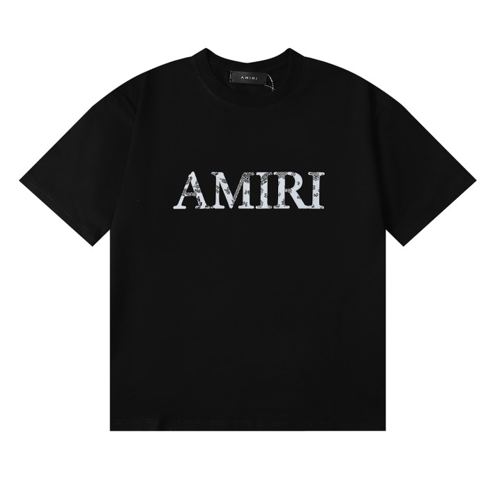Amiri Classic logo cashew flower Print tee 2 colors