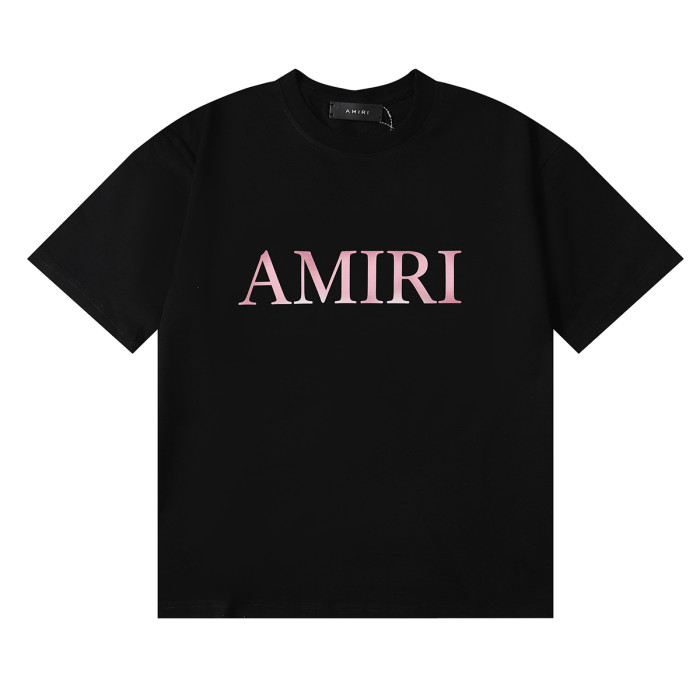 Amiri Pink logo Print tee 2 colors