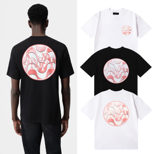 Amiri crisscross wave Print tee 2 colors
