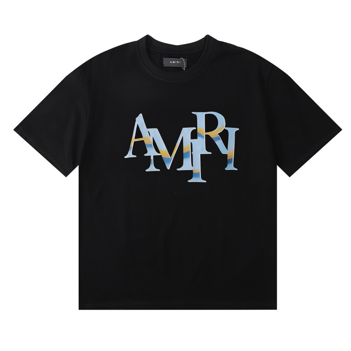Amiri checkered small camouflage Print tee 2 colors