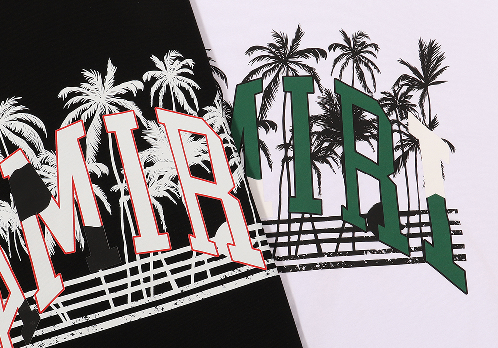 Amiri Coconut Tree Print Tee detail photo 2