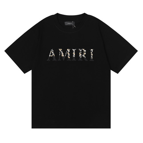 Amiri Leopard design Print tee 2 colors