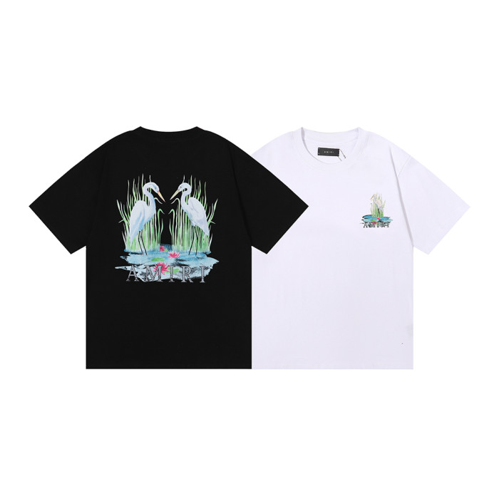 Amiri Double Crane Print tee 2 colors