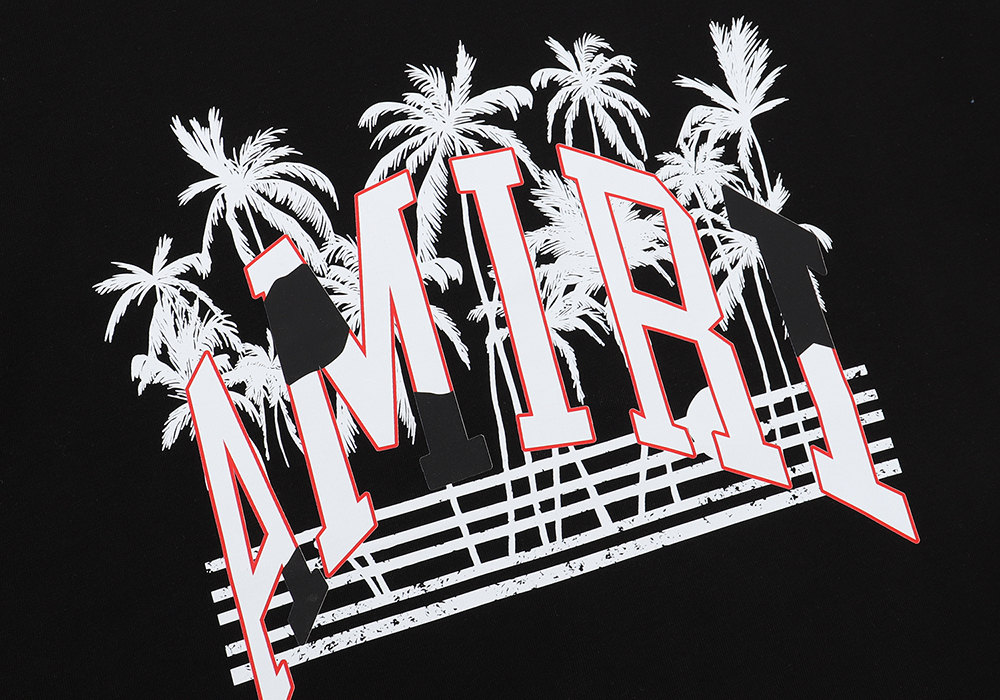 Amiri Coconut Tree Print Tee detail photo 8