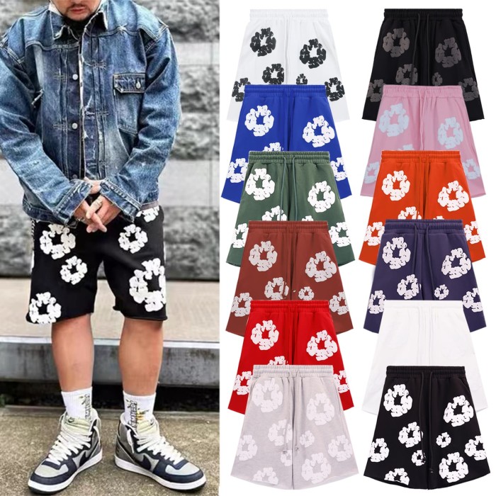 Denim Tears kapok Print tee & shorts set