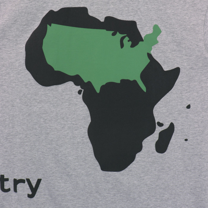 Denim Tears Cooperation map Print tee 3 colors